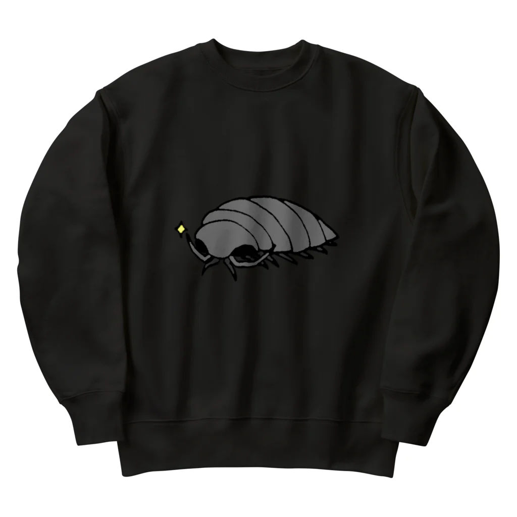 海底3マイルの決め顔ダイオウグソクムシ Heavyweight Crew Neck Sweatshirt