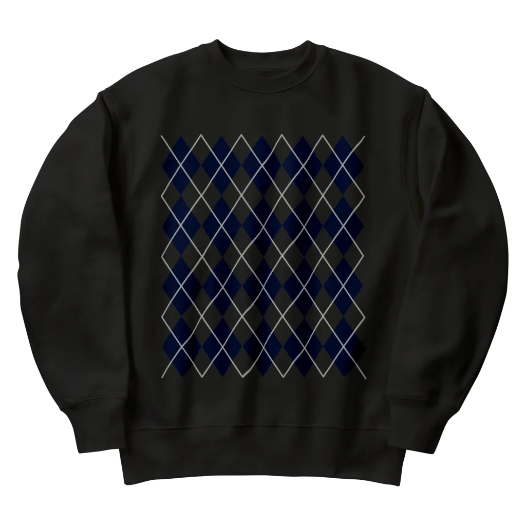 キッズモード某のアーガイル Heavyweight Crew Neck Sweatshirt