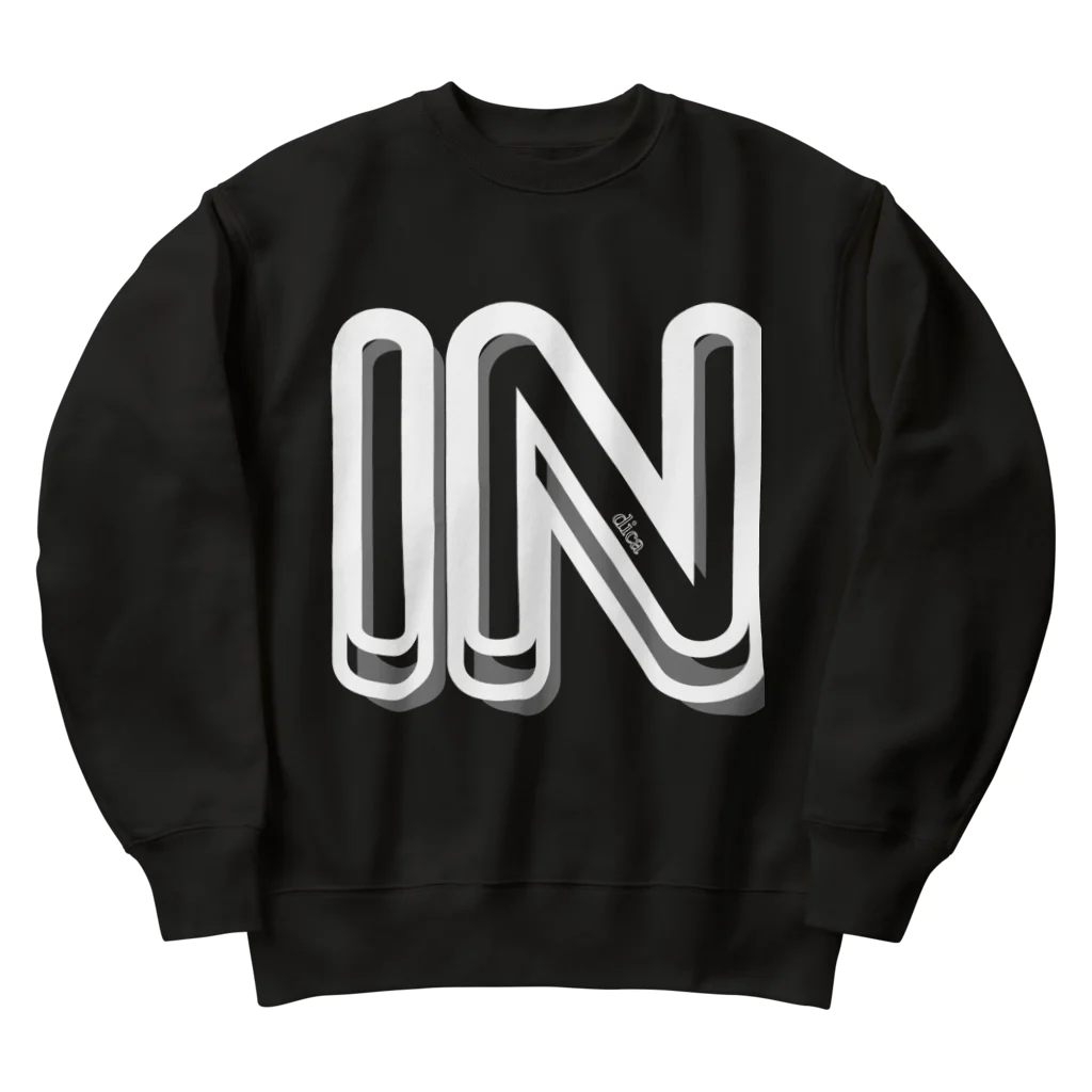 smokingのINでかblack Heavyweight Crew Neck Sweatshirt