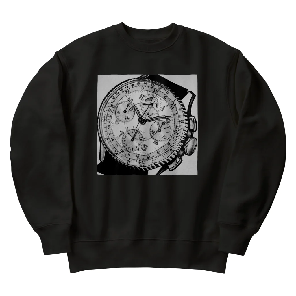 YS VINTAGE WORKSの1940年代 ブライトリング　クロノマットムーンフェイズ Heavyweight Crew Neck Sweatshirt