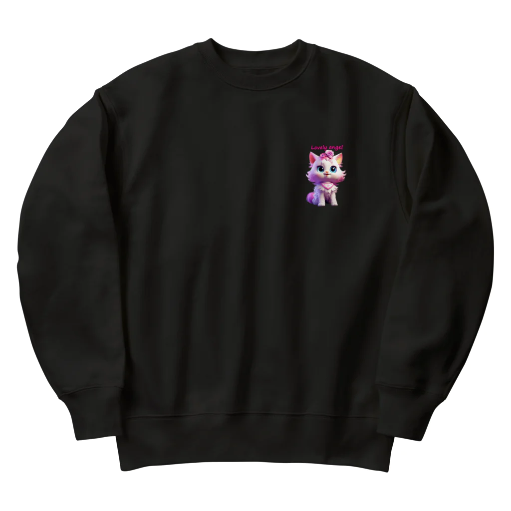 Mingle~DOPのLovey angel Heavyweight Crew Neck Sweatshirt