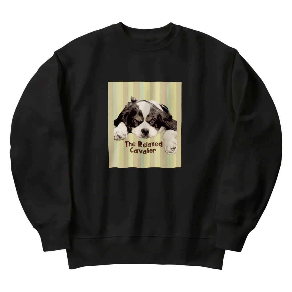 Paws & Whiskers Havenのキャバリア 🤎 MacKey Heavyweight Crew Neck Sweatshirt