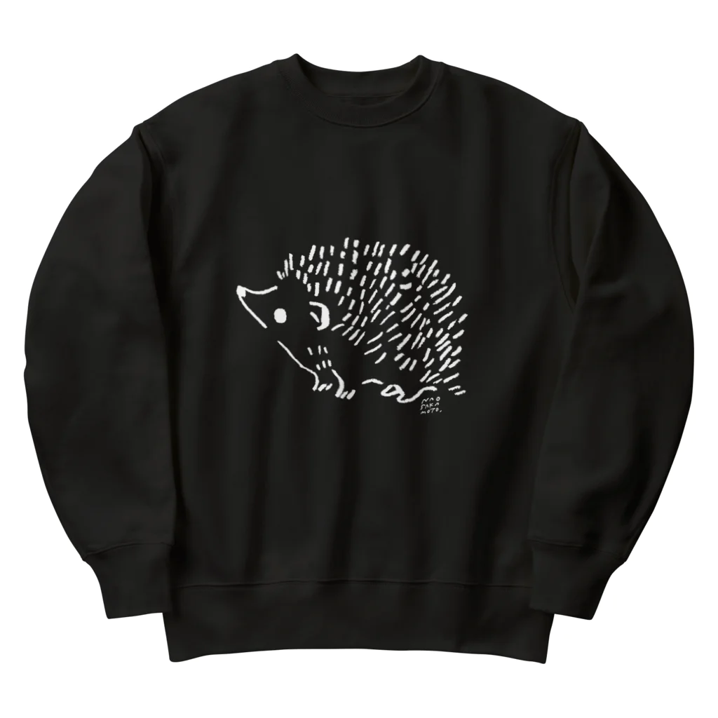 坂本印のしろいはりねずみさん Heavyweight Crew Neck Sweatshirt