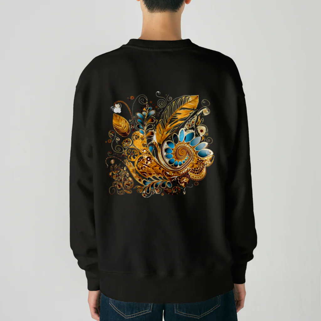 Connect Happiness DesignのGolden  Leaves Heavyweight Crew Neck Sweatshirt