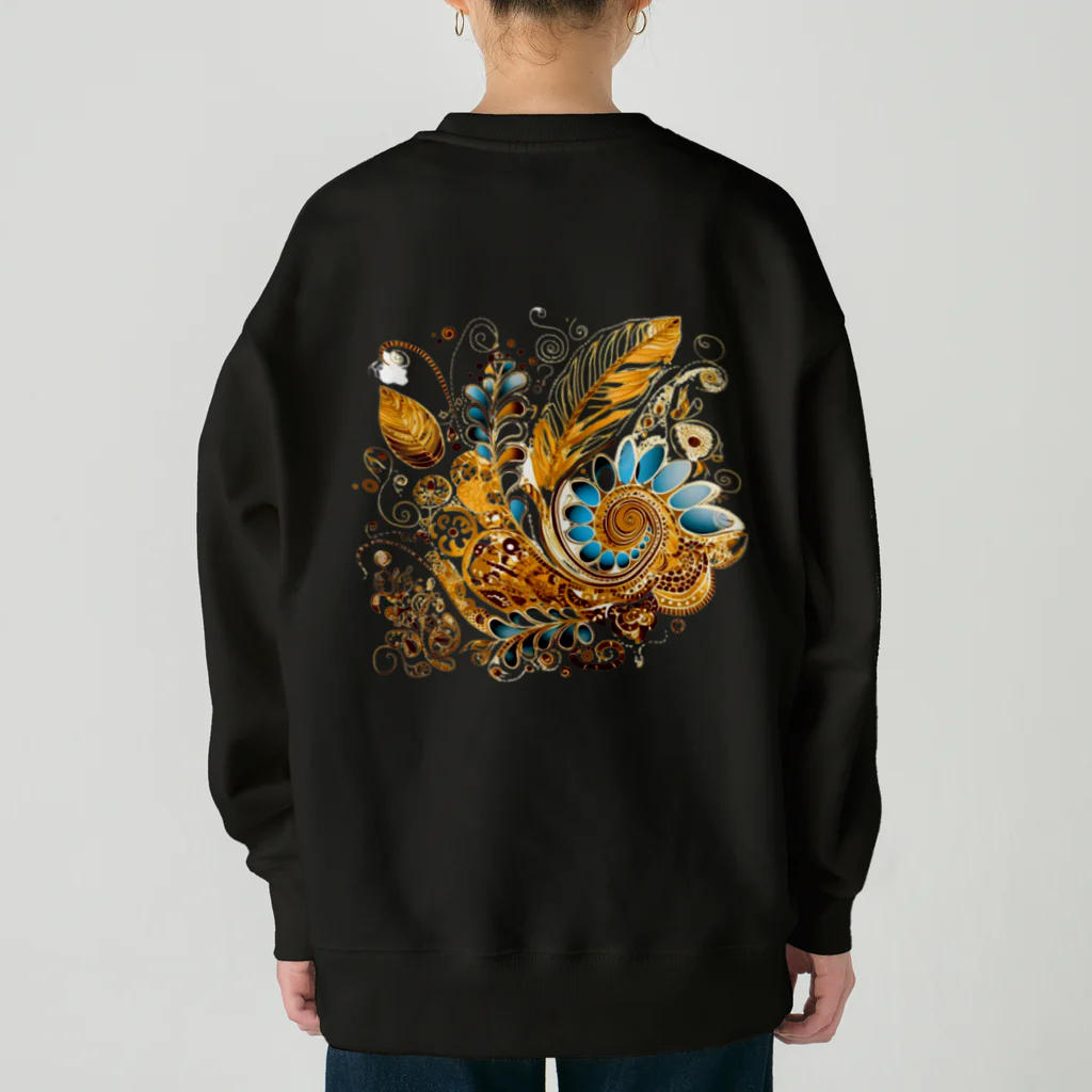 Connect Happiness DesignのGolden  Leaves Heavyweight Crew Neck Sweatshirt