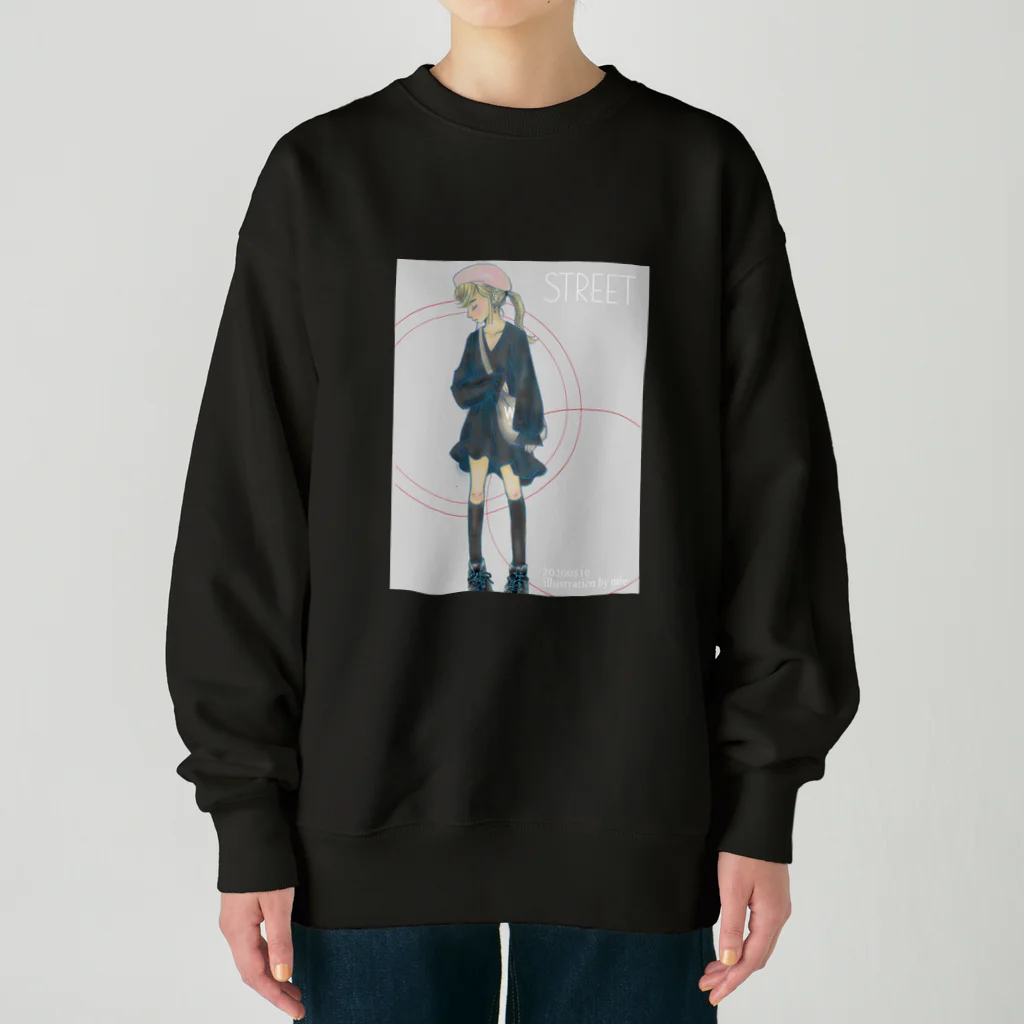 mielagoonのSTREET-Girl Heavyweight Crew Neck Sweatshirt