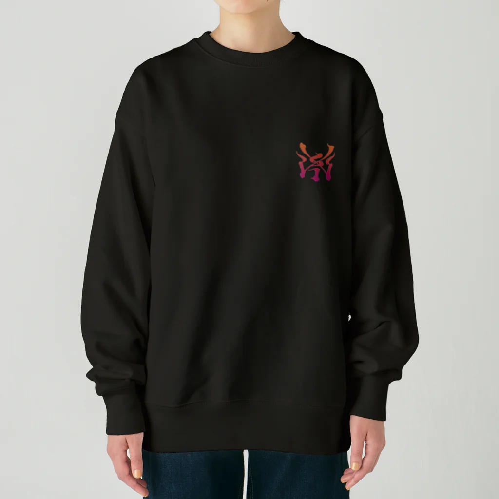 Y's Ink Works Official Shop at suzuriのY'sロゴ Skull  (Color Print) Heavyweight Crew Neck Sweatshirt