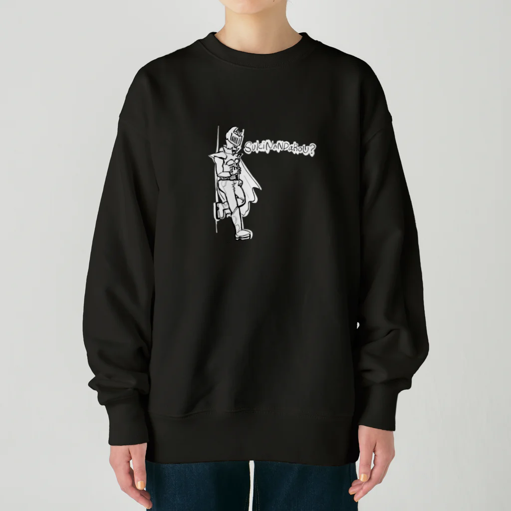 SHOPユリココズのブラックウォンバッドのボスが好きなんだろう（英語の濃色） Heavyweight Crew Neck Sweatshirt