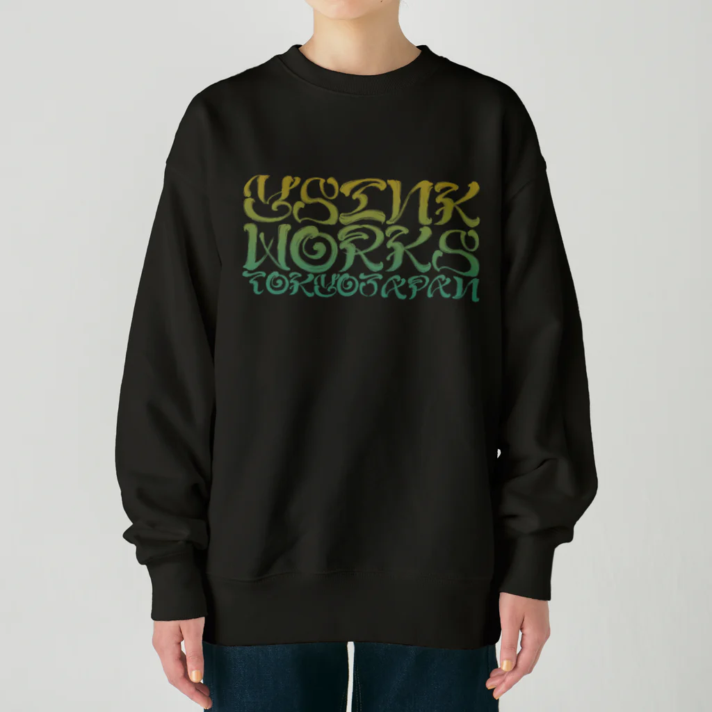 Y's Ink Works Official Shop at suzuriのY's Lettering  Heavyweight Crew Neck Sweatshirt