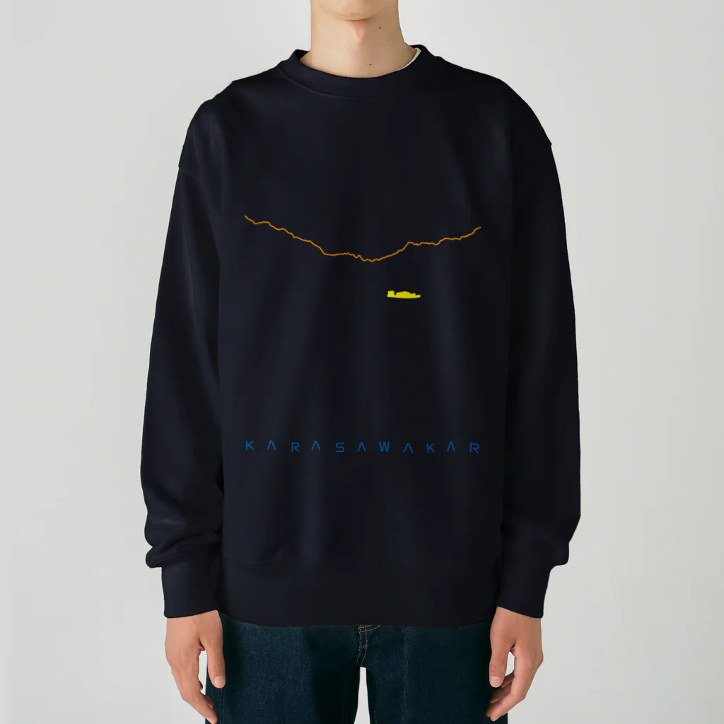 cuuyabowの涸沢カールモルゲンロート Heavyweight Crew Neck Sweatshirt