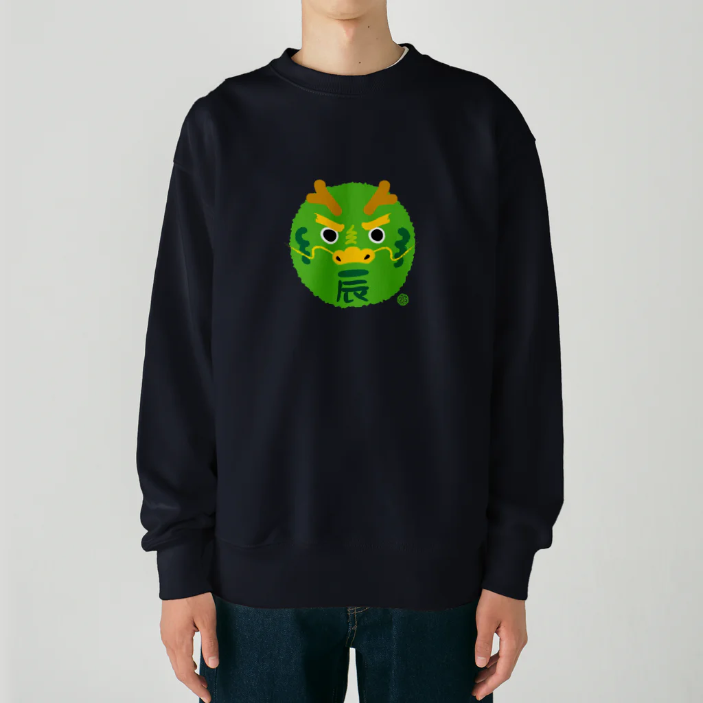 Atelier Pomme verte の竜の顔 Heavyweight Crew Neck Sweatshirt