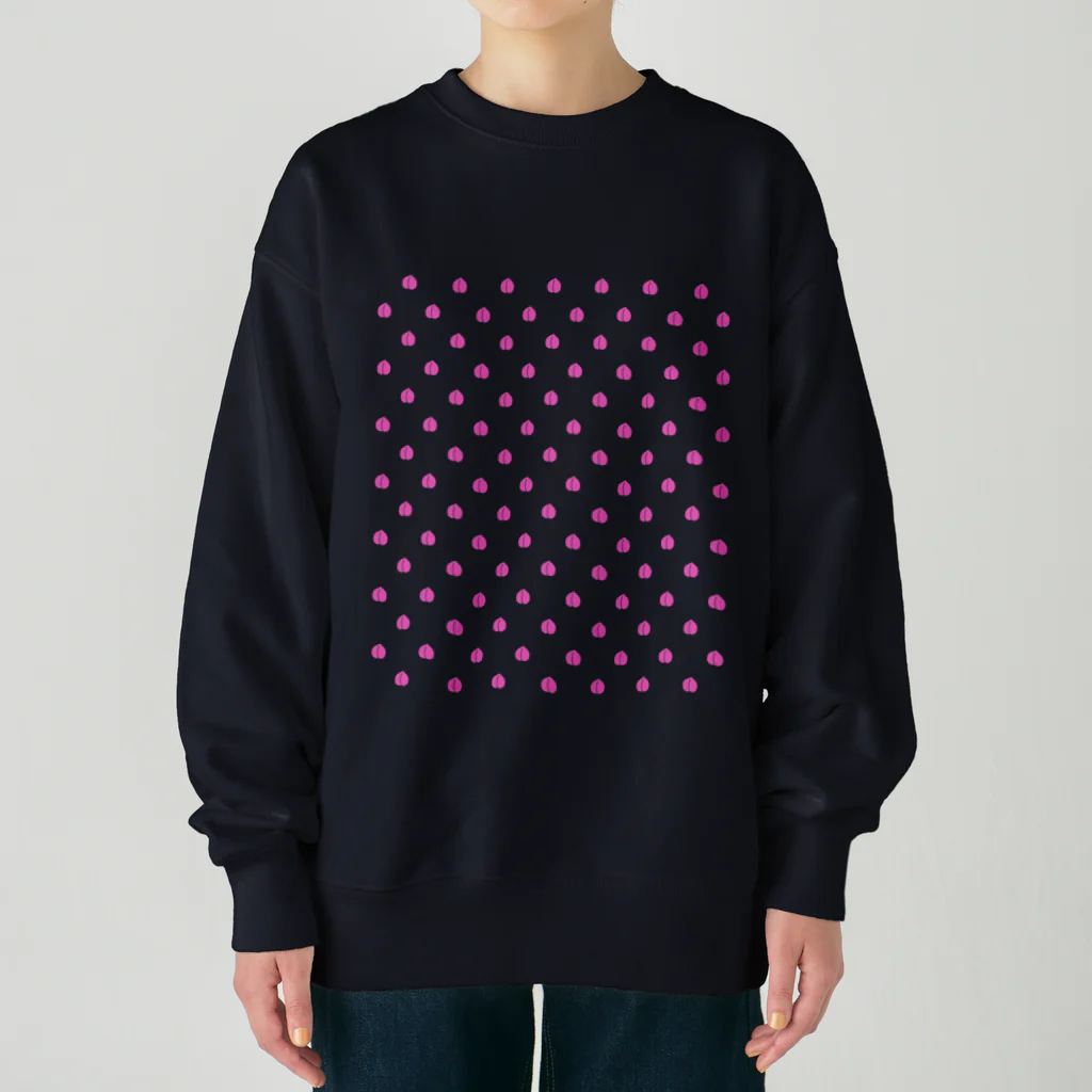 CHOSANAのドット よく見るともも Heavyweight Crew Neck Sweatshirt