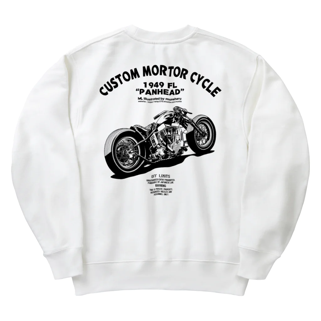 illustrator_HaLのCUSTOM MORTOR CYCLE ヘビーウェイトスウェット