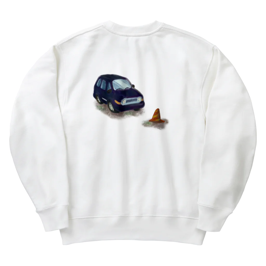 おおぐし／ぽんのちょっと待ってね Heavyweight Crew Neck Sweatshirt