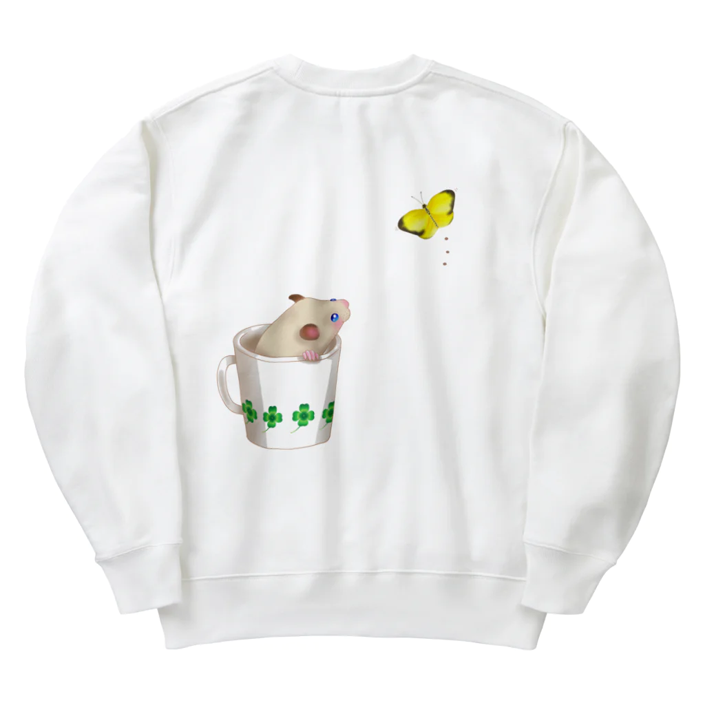 AriyamaSayuriの今日ものんびり。きんハムちゃん Heavyweight Crew Neck Sweatshirt