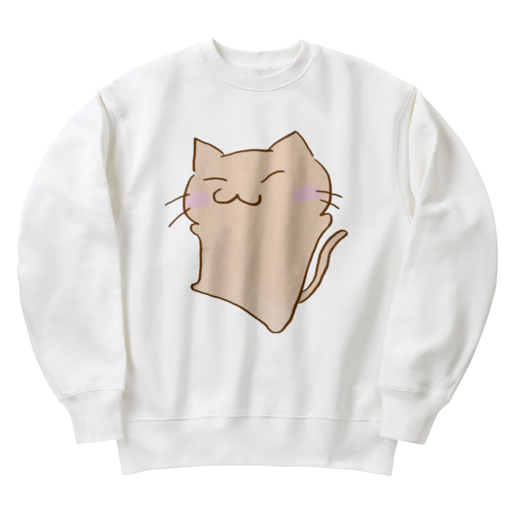 まりにゃんずのぽよぽよ あいにゃん Heavyweight Crew Neck Sweatshirt