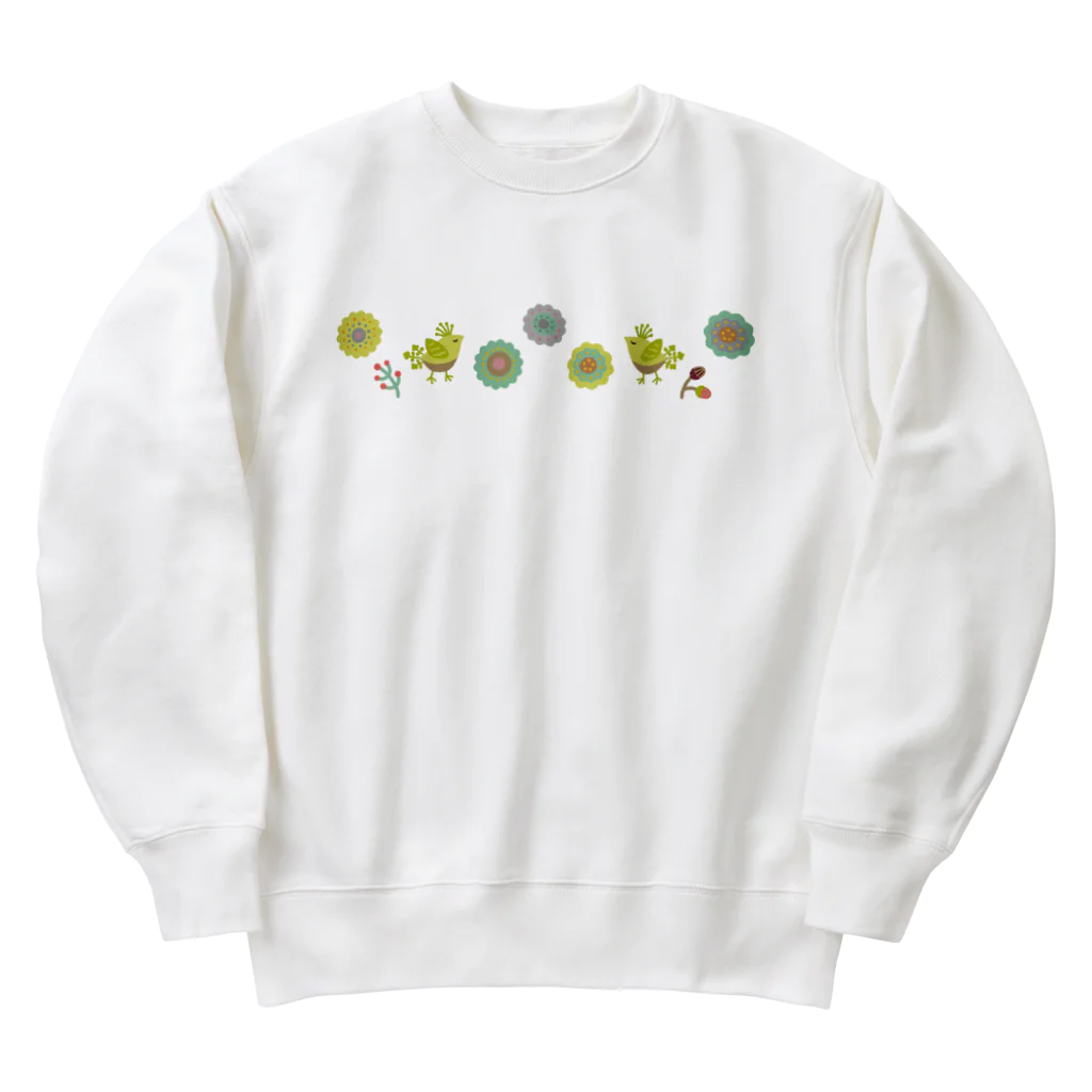 Wonder Bird Forestの不思議の森の仲間たち[WBF010] Heavyweight Crew Neck Sweatshirt