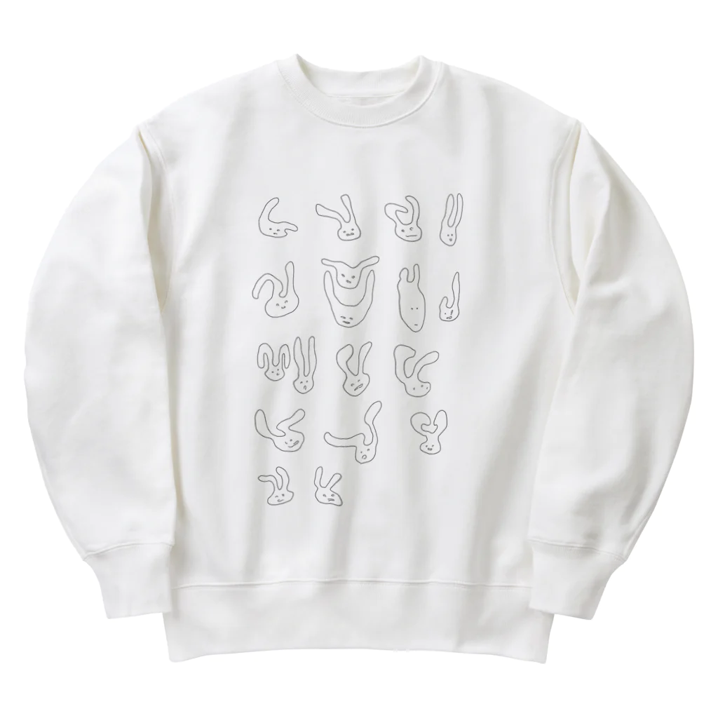 ぼんぼんぼんのusagi all Heavyweight Crew Neck Sweatshirt