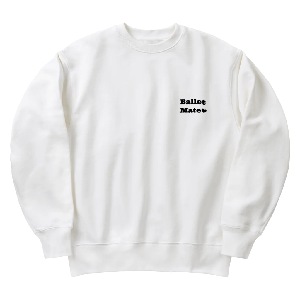 バレエメイトの【黒文字】BM23/24 Heavyweight Crew Neck Sweatshirt