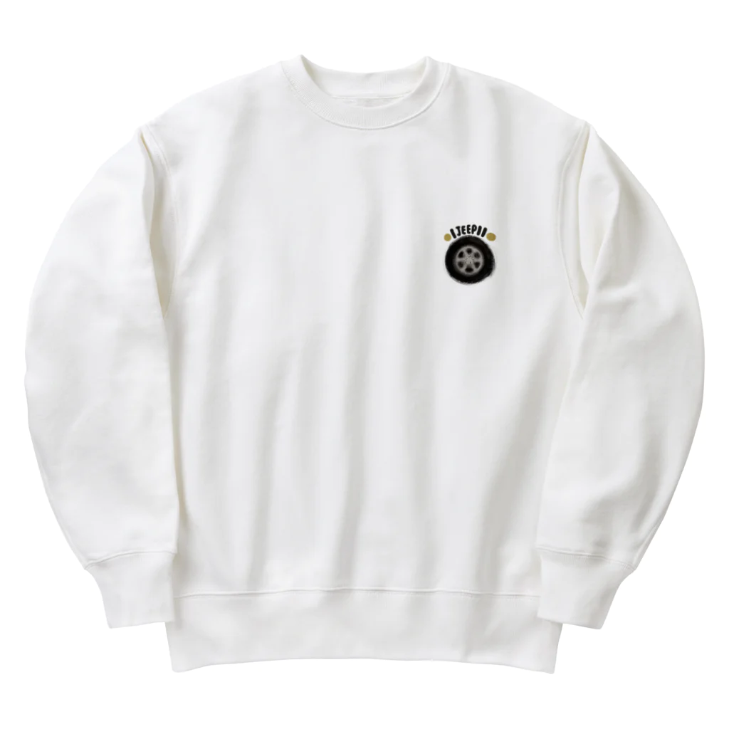 おおぐし／ぽんのちょっと待ってね Heavyweight Crew Neck Sweatshirt