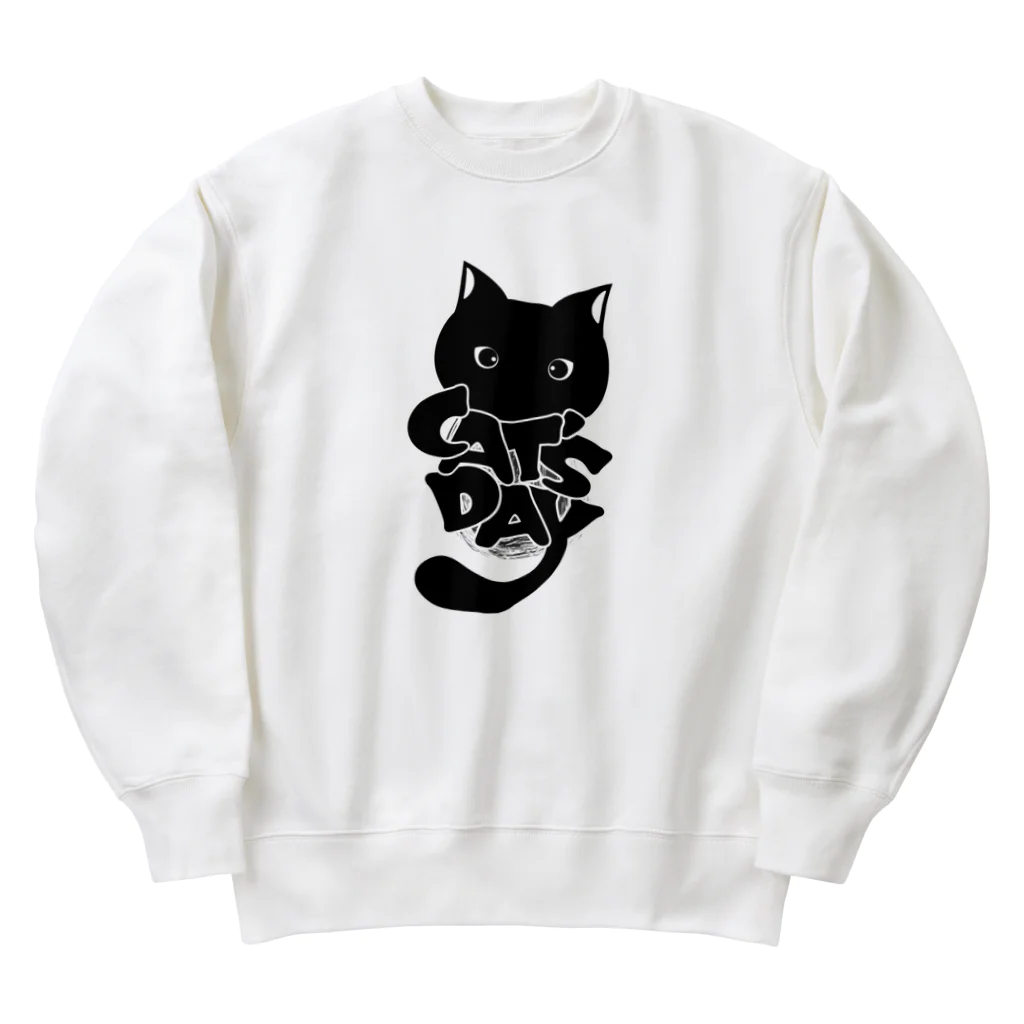 sari'sのCAT'S DAY Heavyweight Crew Neck Sweatshirt