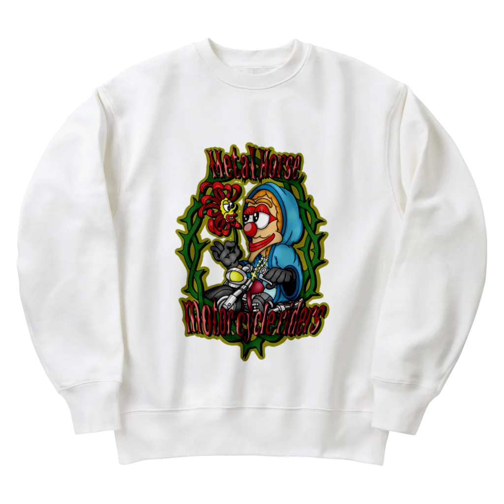 METAL HORSE 金属の馬のMETAL HORSE マリア Heavyweight Crew Neck Sweatshirt