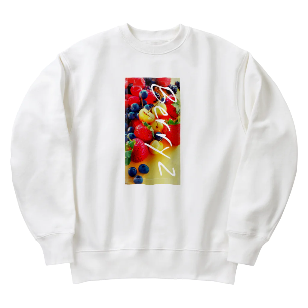 poppy22のはじけるベリーBerryz Heavyweight Crew Neck Sweatshirt