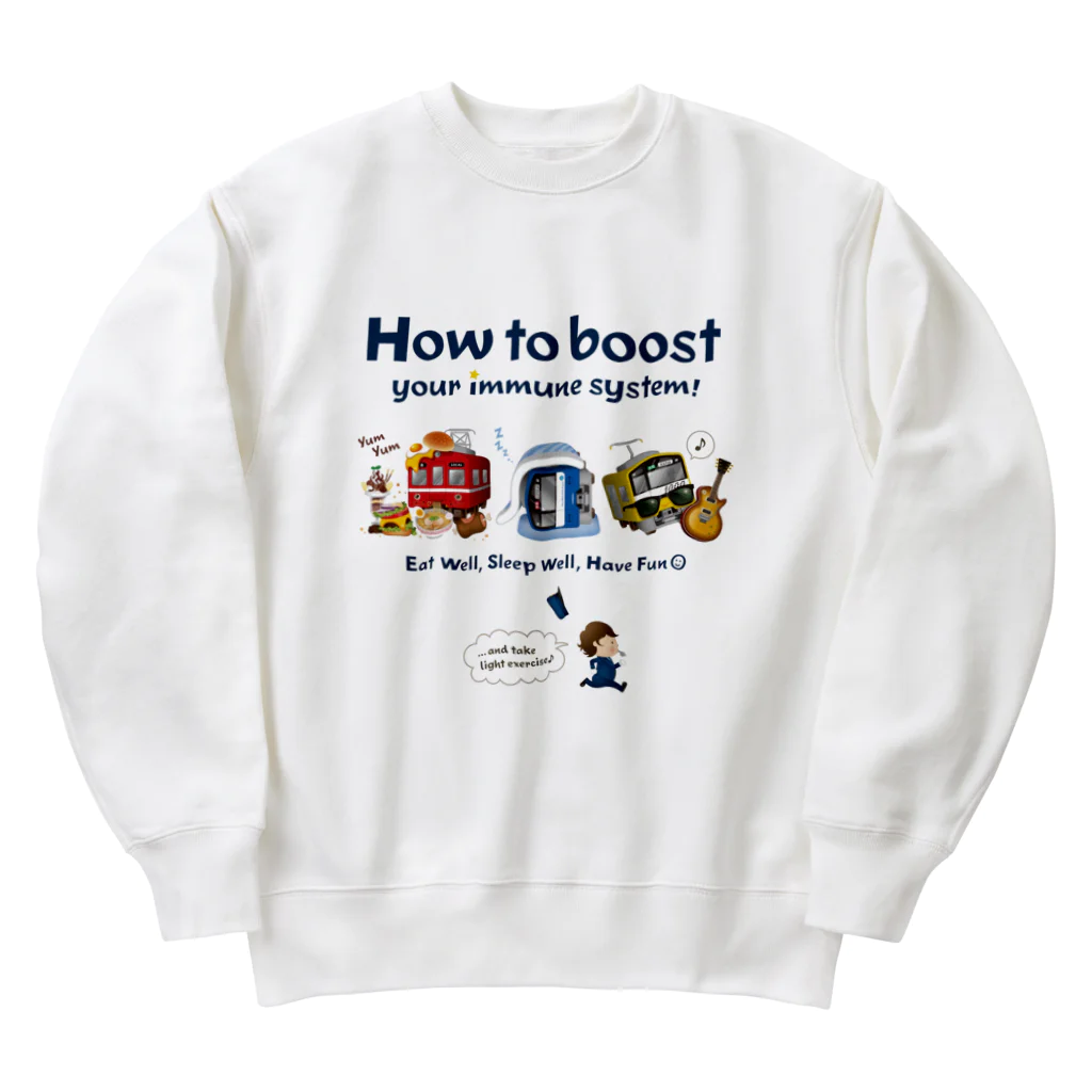 Train Kids! SOUVENIR SHOPの元気の秘訣 !  Heavyweight Crew Neck Sweatshirt