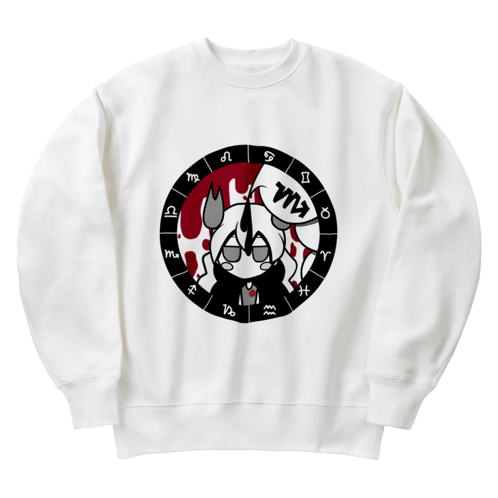 cosmicatiromのさそり座 パターン2 Heavyweight Crew Neck Sweatshirt