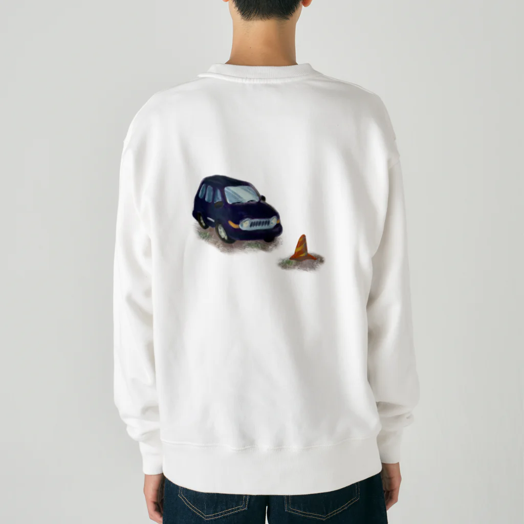 おおぐし／ぽんのちょっと待ってね Heavyweight Crew Neck Sweatshirt