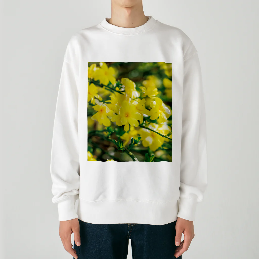 akane_art（茜音工房）の癒しの風景（オウバイ） Heavyweight Crew Neck Sweatshirt