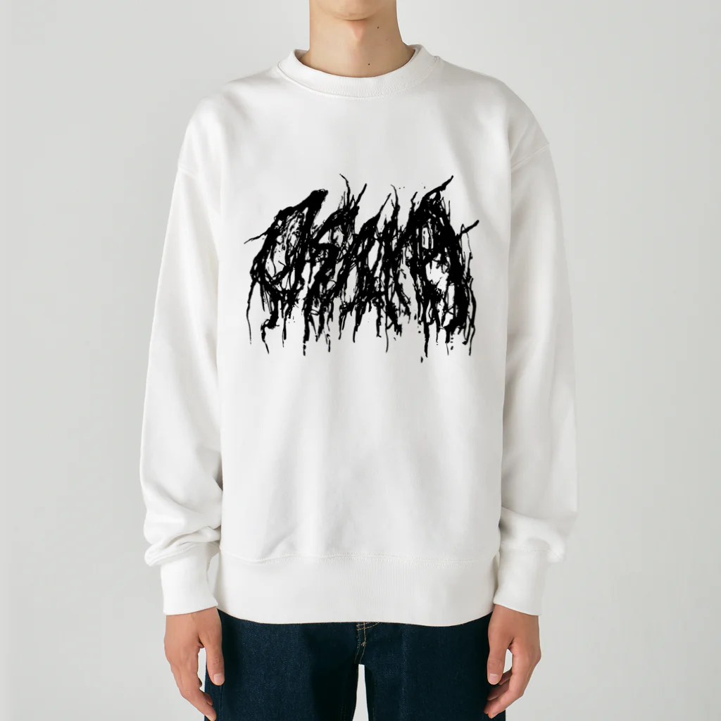 Toshihiro Egawa Artのデスメタル大阪/DEATH METAL OSAKA Heavyweight Crew Neck Sweatshirt