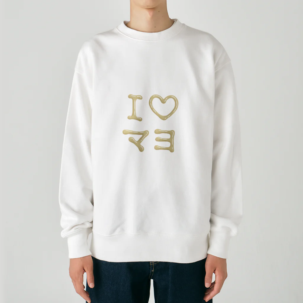 あそびごこ郎のI♡マヨ Heavyweight Crew Neck Sweatshirt