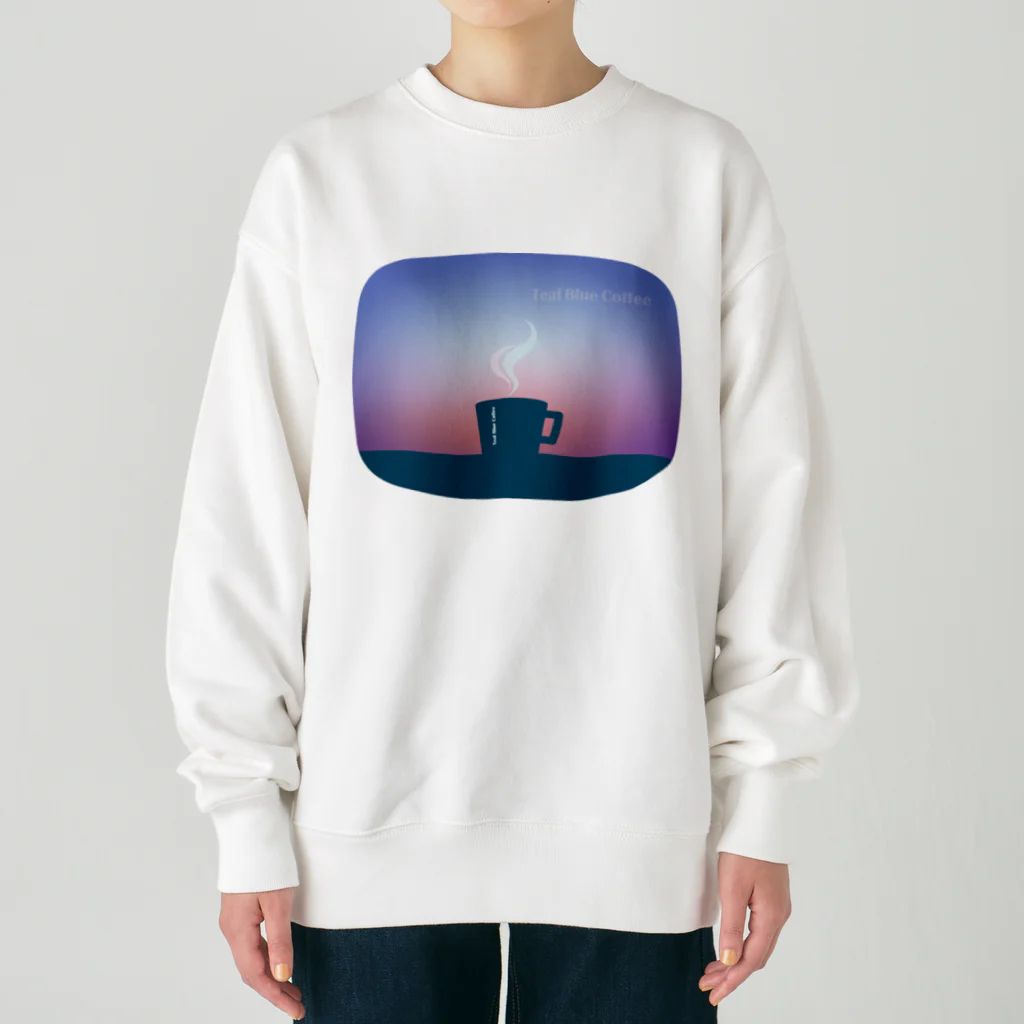 Teal Blue CoffeeのTeal Blue Hour Heavyweight Crew Neck Sweatshirt