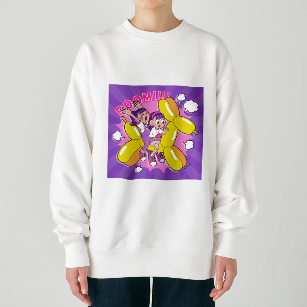 おおつきあやのBALLOON DOG Heavyweight Crew Neck Sweatshirt