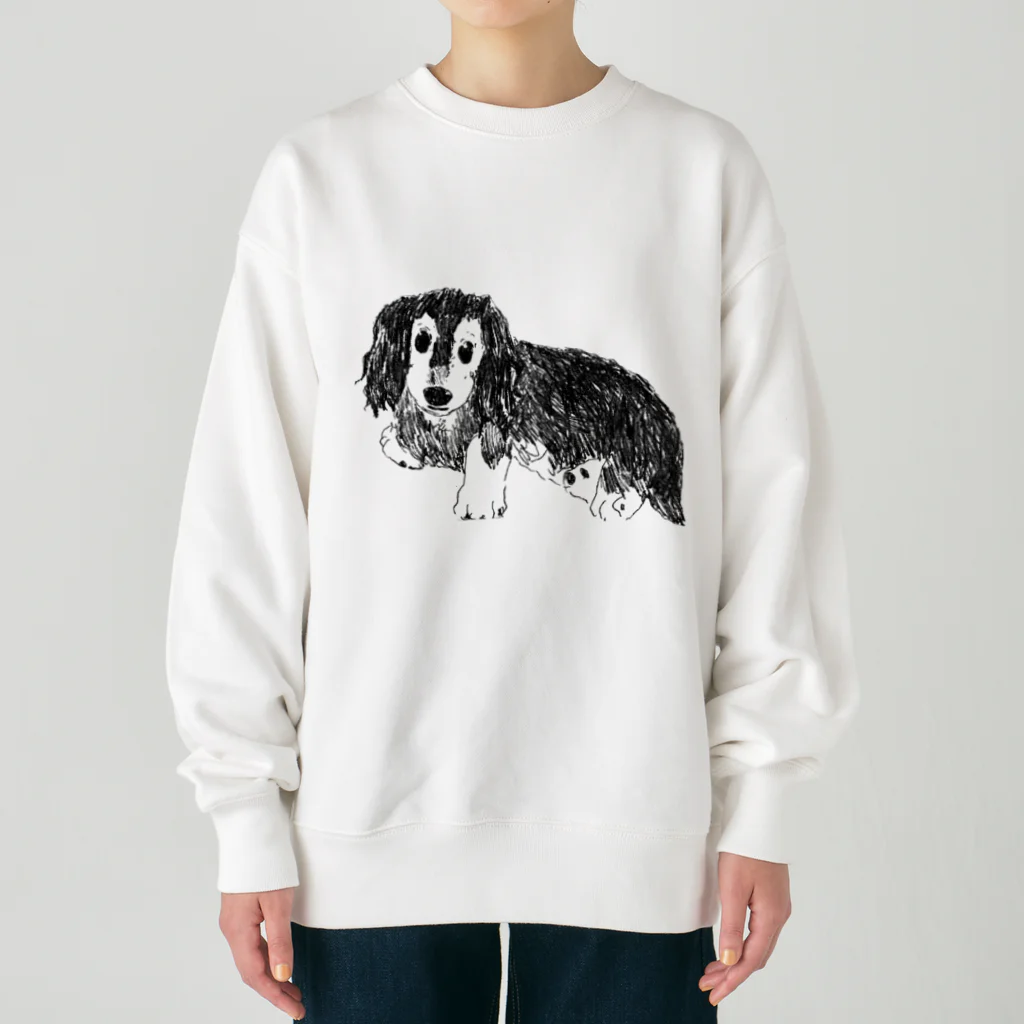 AruneMica35のdog ダックスフント Heavyweight Crew Neck Sweatshirt