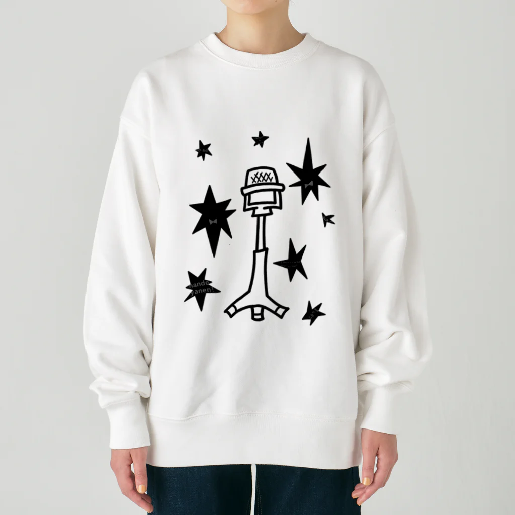 cosmicatiromの漫才マイク Heavyweight Crew Neck Sweatshirt