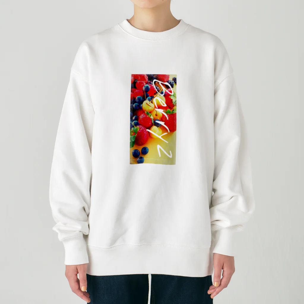 poppy22のはじけるベリーBerryz Heavyweight Crew Neck Sweatshirt