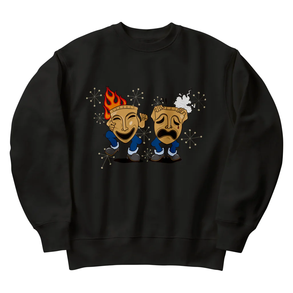 ジョニーくんのTWO FACE ジョニーくん Heavyweight Crew Neck Sweatshirt