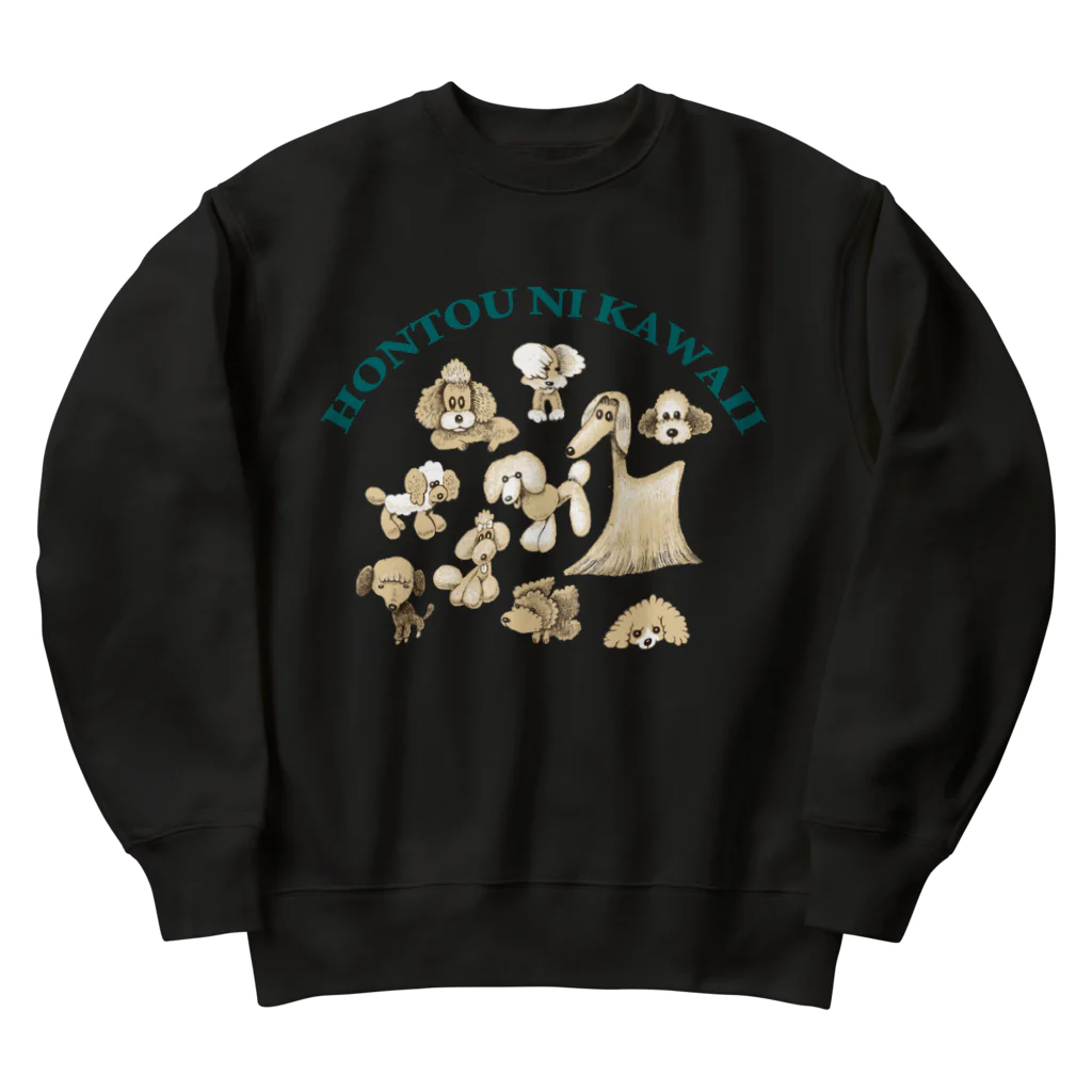 えるたまの本当に可愛い2 (透過ver) Heavyweight Crew Neck Sweatshirt