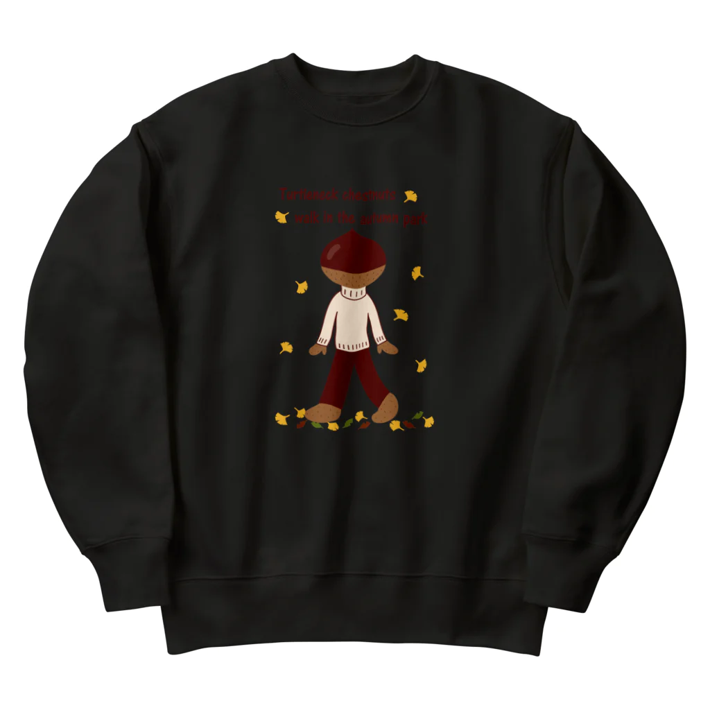 キッズモード某のとっくりくんの秋散歩 Heavyweight Crew Neck Sweatshirt