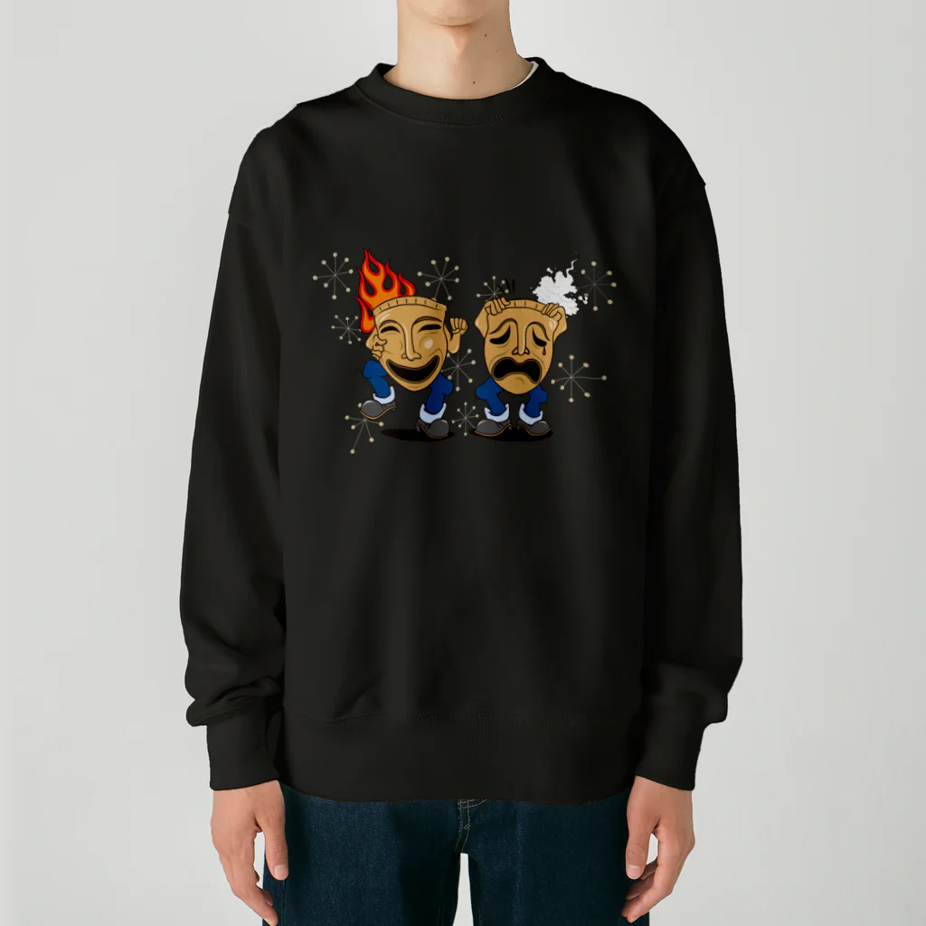 ジョニーくんのTWO FACE ジョニーくん Heavyweight Crew Neck Sweatshirt