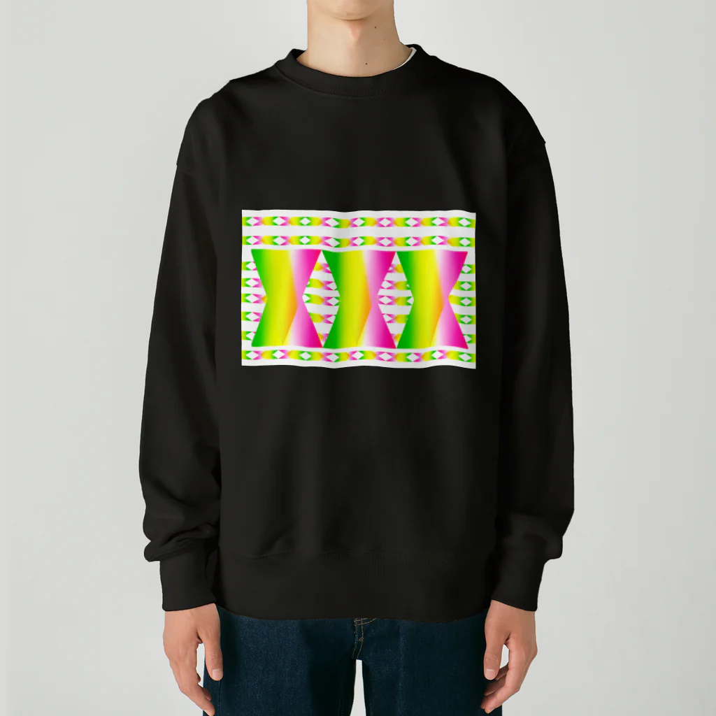 ✨🌈✨ユラクラカン🇯🇵 ✨🌈✨の🌸春色虹グラス🌈 Heavyweight Crew Neck Sweatshirt