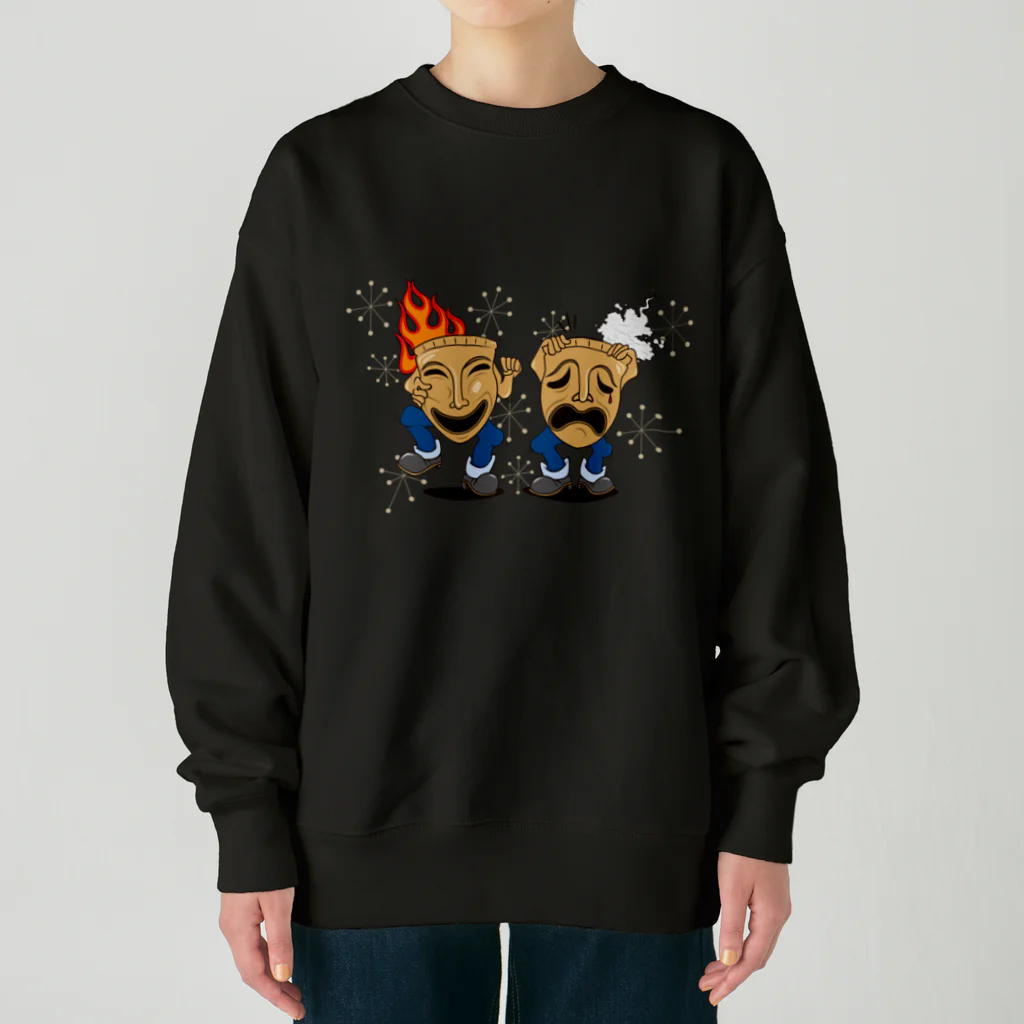 ジョニーくんのTWO FACE ジョニーくん Heavyweight Crew Neck Sweatshirt