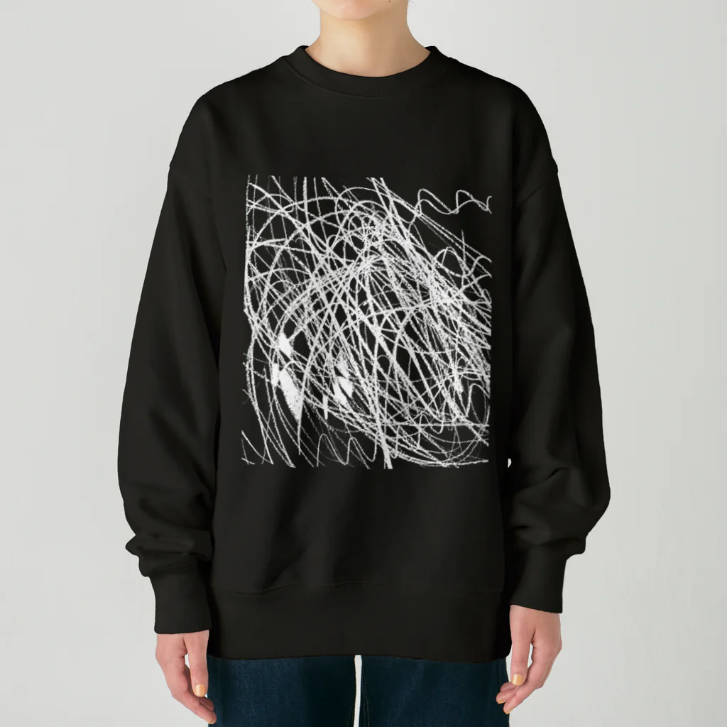 iropengoodsのDrawing13-ワークシャツ Heavyweight Crew Neck Sweatshirt