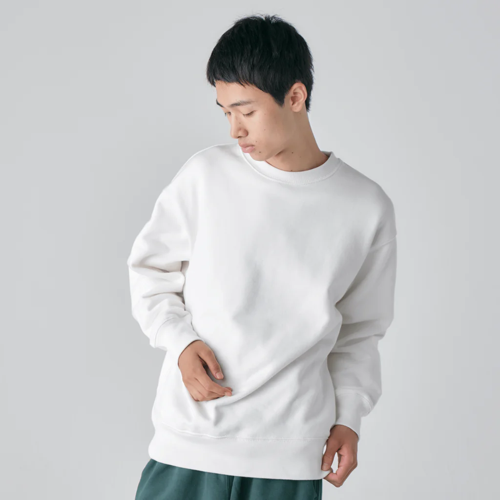 背中でアピールしてるのASTHMA 喘息 Heavyweight Crew Neck Sweatshirt