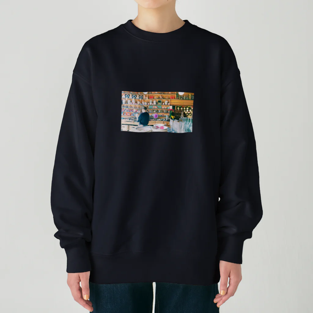 たびのきろくの世界の土地と風景・パリ Heavyweight Crew Neck Sweatshirt