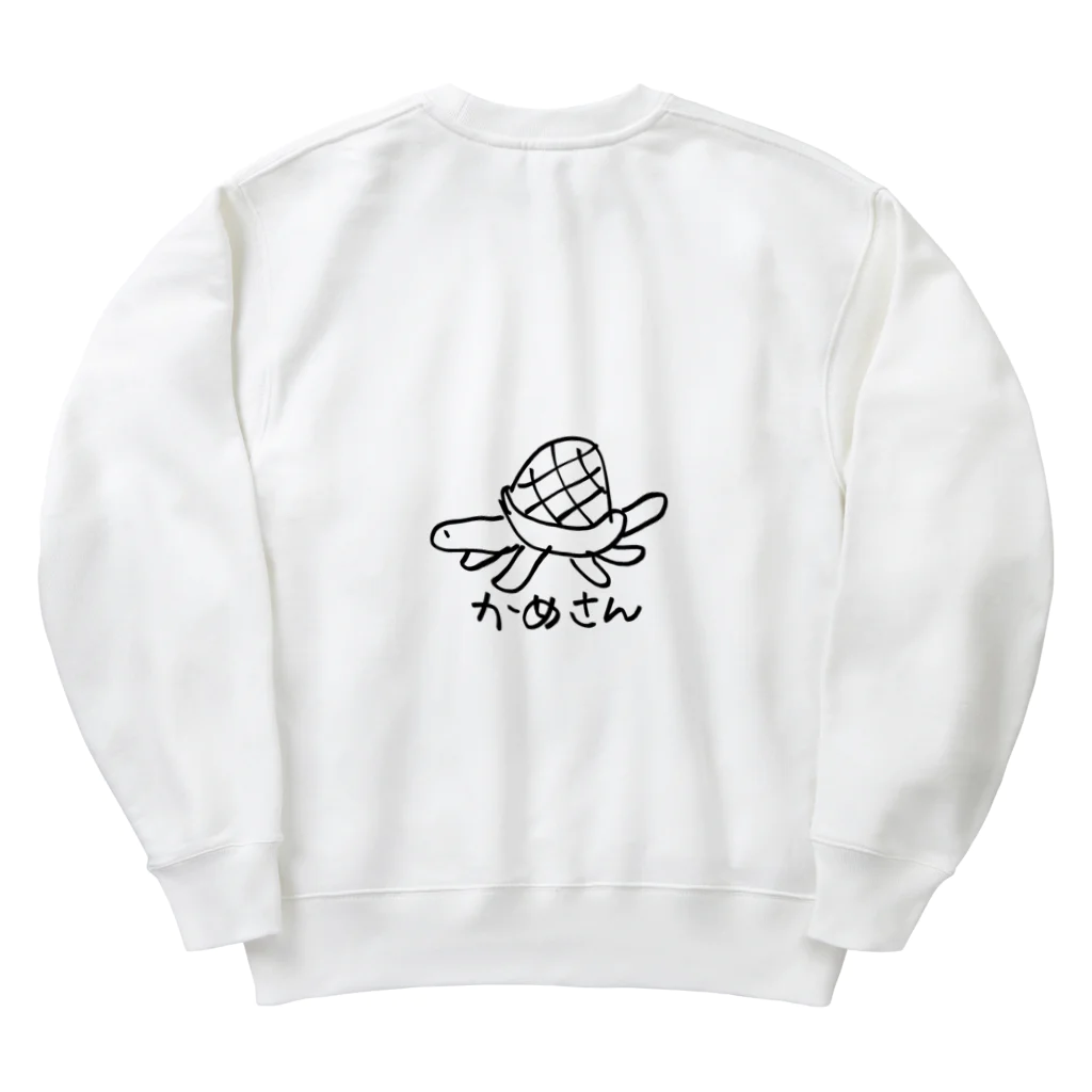 まるめがねのかめさん Heavyweight Crew Neck Sweatshirt