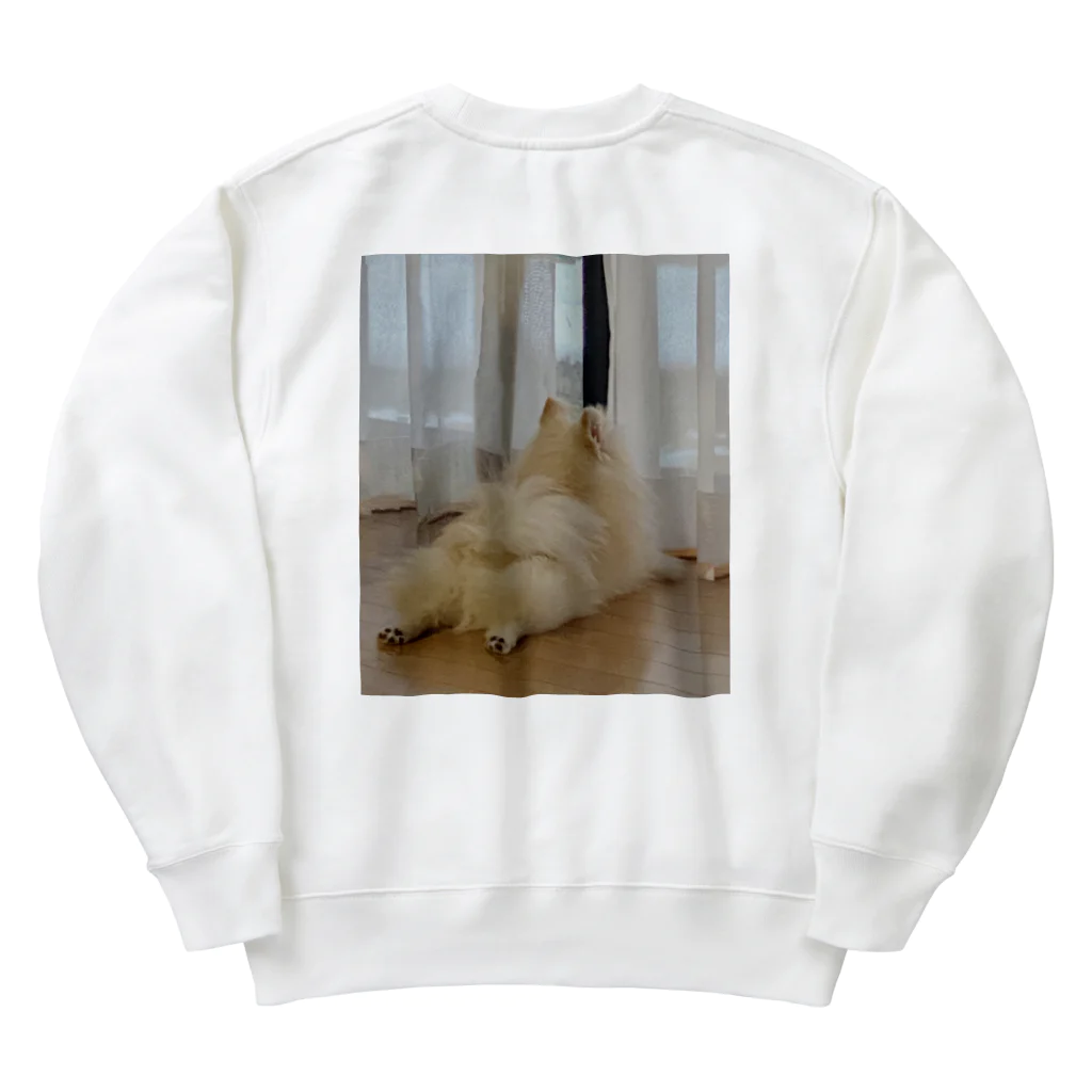 haruのかわポメ kawapome Heavyweight Crew Neck Sweatshirt