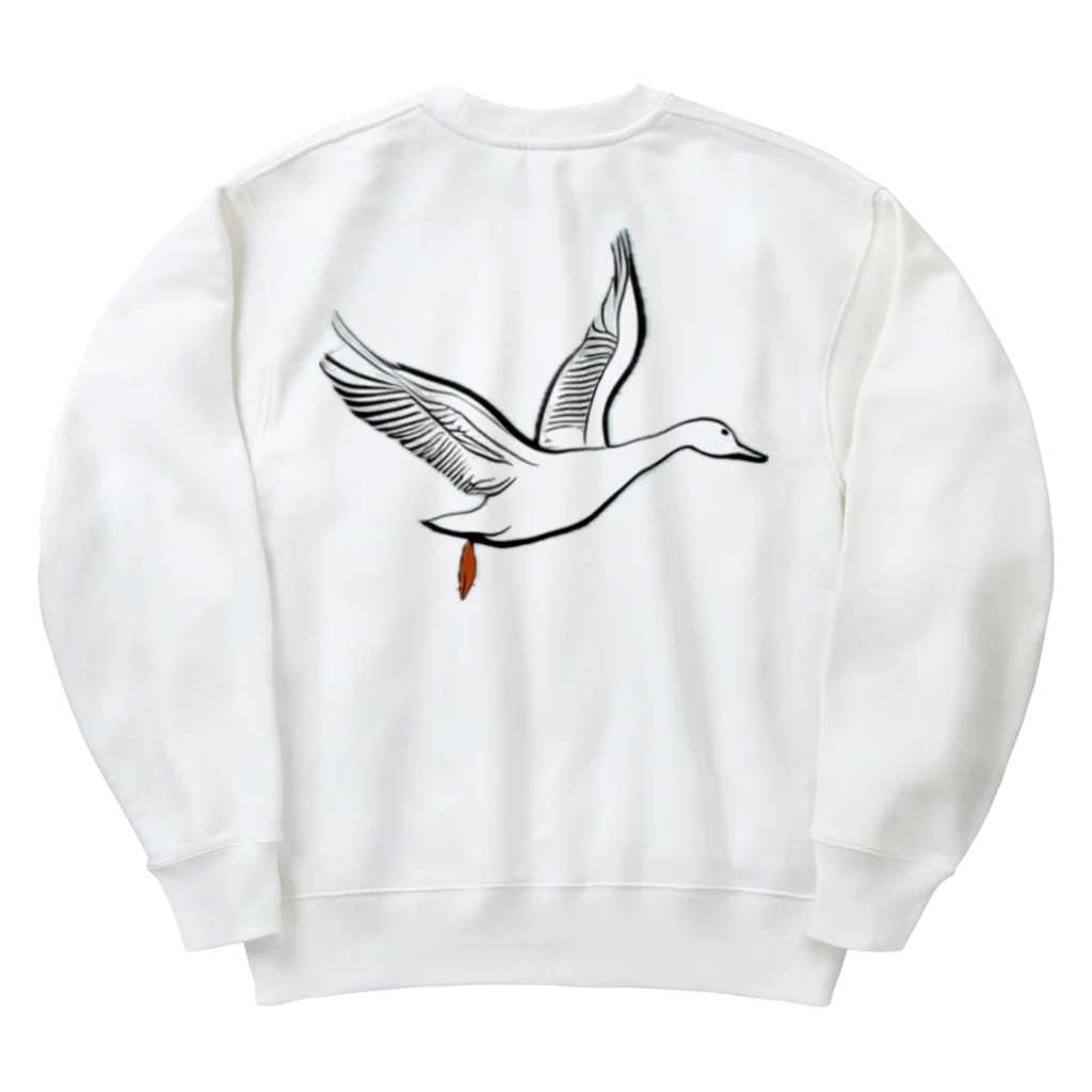 STTakuyaのあひるのこだったはくちょう Heavyweight Crew Neck Sweatshirt